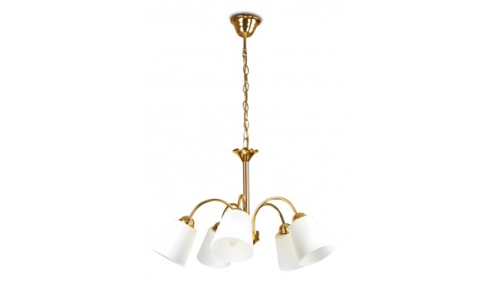 LAMPADARIO 1162 ORO 5XE14 60X39CM