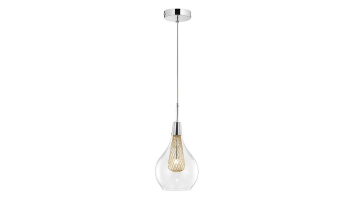 FILOClear Glass Gold Frame Chrome Alumin