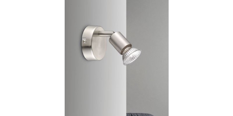 BASESatin Nickel Metal LED GU10 1x10 Wat