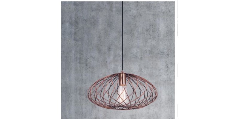 Rust Copper Metal LED E27 1x12 Watt 230