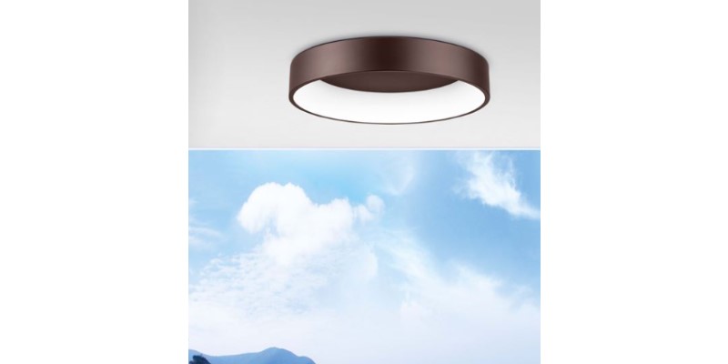 Coffee Brown Aluminium & Acrylic LED 42