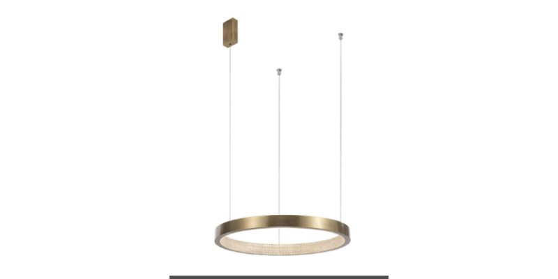 Antique Brass  Aluminium & Acrylic LED 2