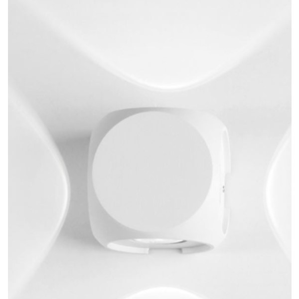 ZARISandy White Aluminium & Glass Osram