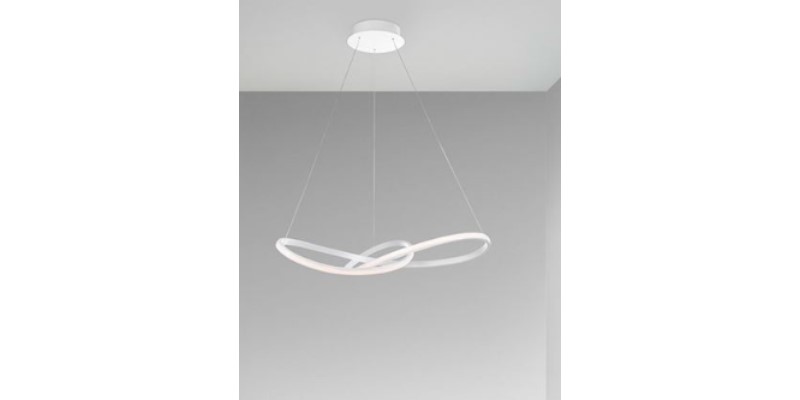 FUSIONWhite Aluminium & Acrylic  LED 53