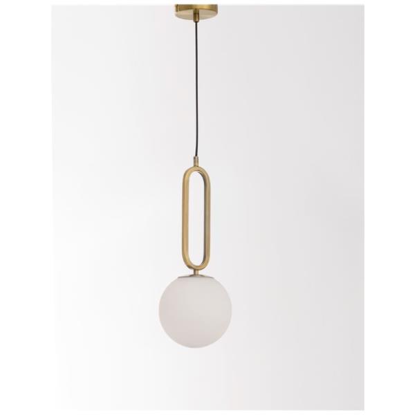 GRUSOpal Glass Brass Metal LED E27 1x12