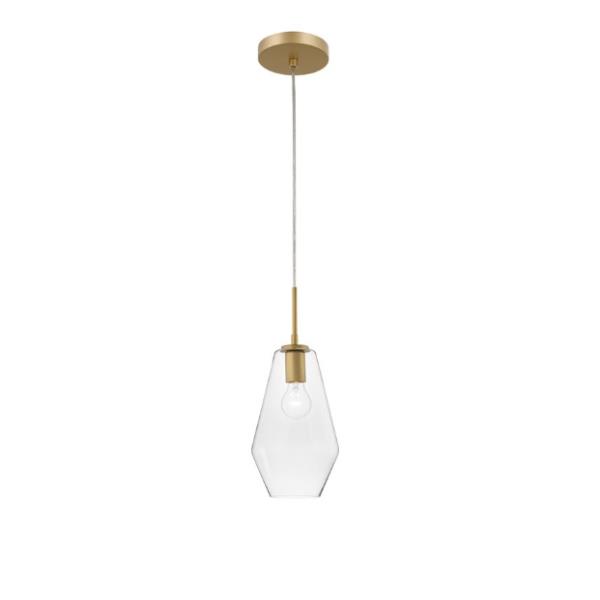 PRISMAClear Glass   Gold Metal  LED E27