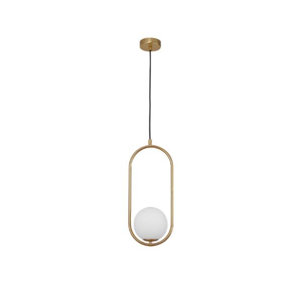 OBITAROpal Glass Brass Gold Metal LED G9