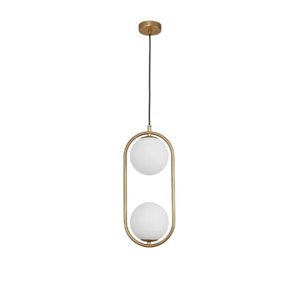 OBITAROpal Glass Brass Gold Metal LED G9