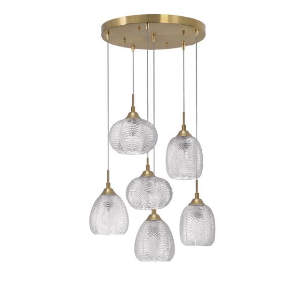 VARIOClear Glass  Satin Gold Metal LED E