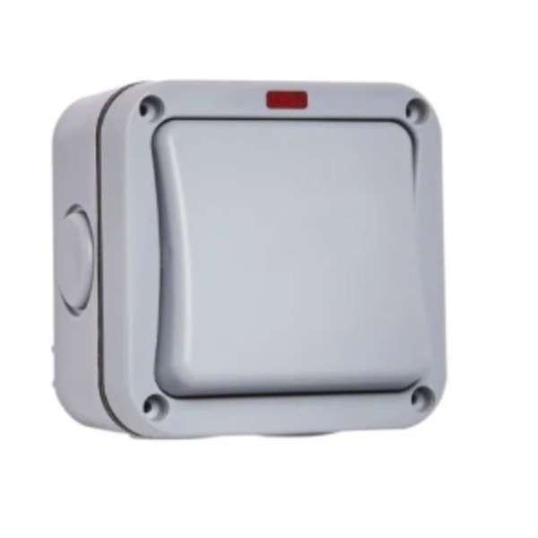 GREY 1G 2W IP66 WATERPROOF SWITCH