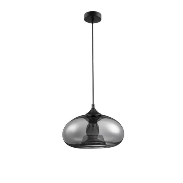 SAVAZChrome Glass Black Metal  Black Fab