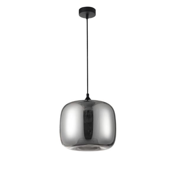 SAVAZChrome Glass Black Metal  Black Fab