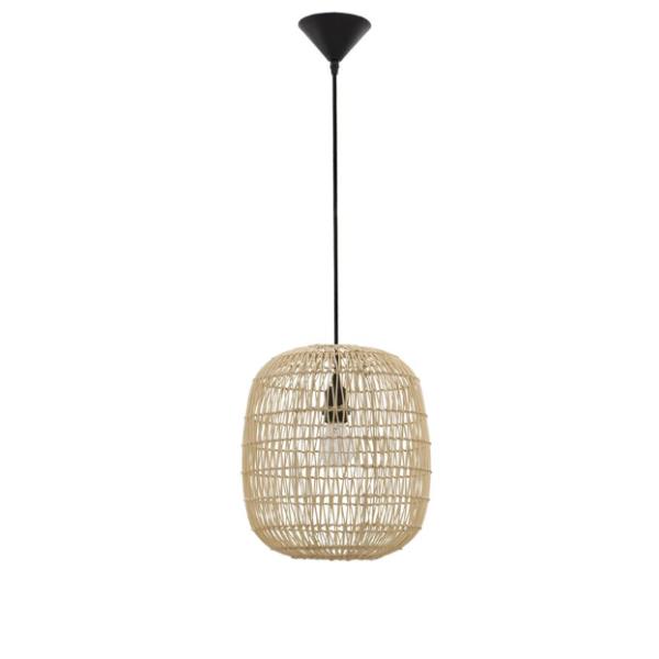 MELODYNatural Rattan Sandy Black Steel