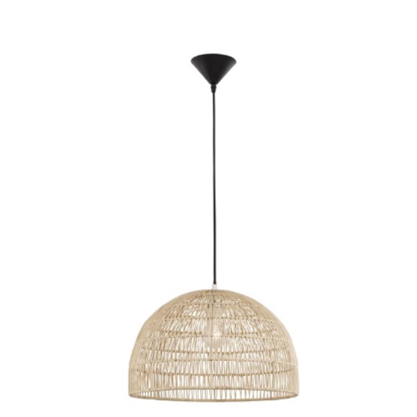MELODYNatural Rattan Sandy Black Steel