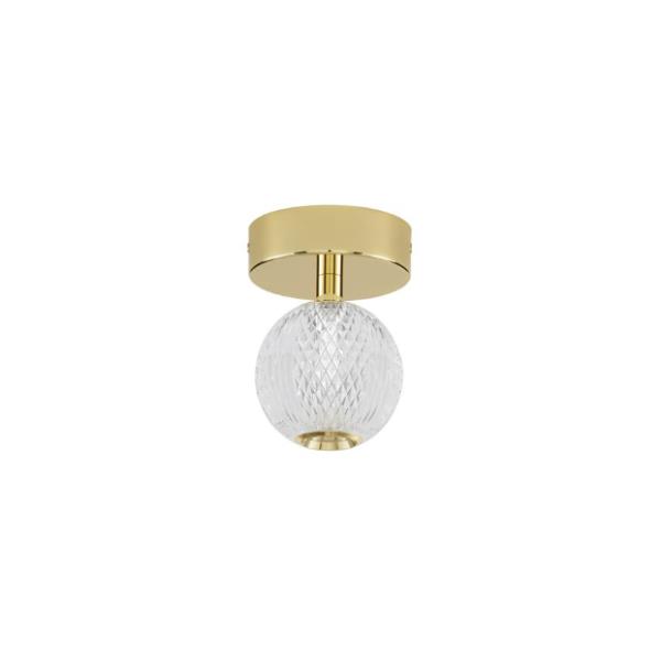 BRILLANTEGold Aluminium & Acrylic  LED 6