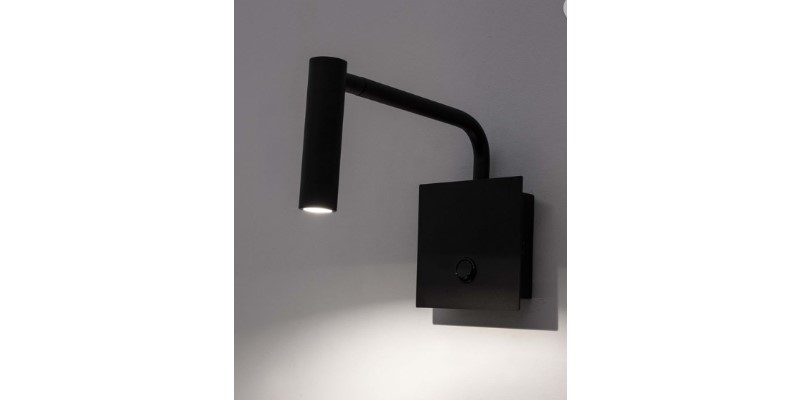 SICILYBlack Aluminium LED 3 Watt 220-240