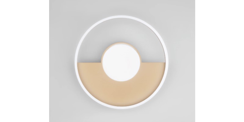 PLAFONIERA LED KANDINSKY IN METALLO ORO