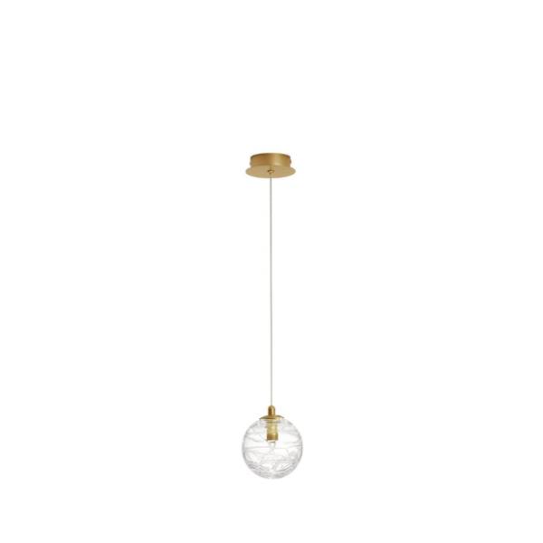 COENClear Structured Glass  Brass Gold M