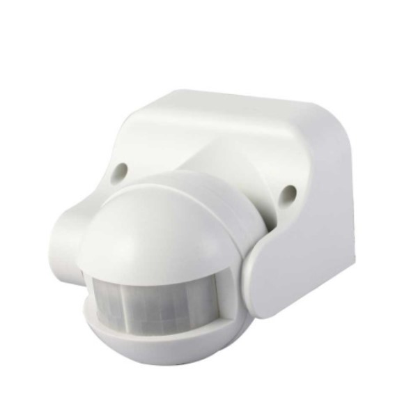 IP44 WALL MOUNT 180DEG PIR WHITE 300W