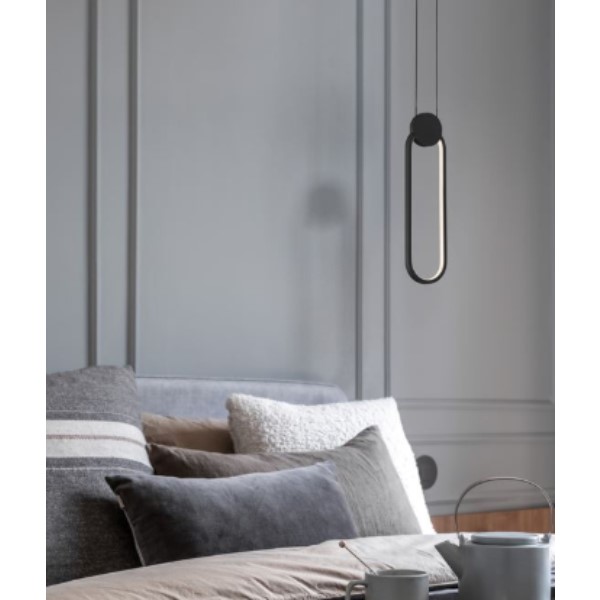 WIROSandy Black Aluminium & Acrylic  LED