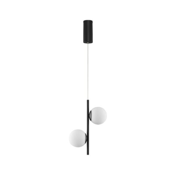 NUVOLEOpal Glass Sandy Black Aluminium L