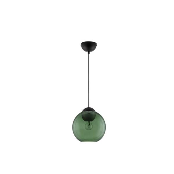 MIDORIDark Green Glass Matt Black Metal
