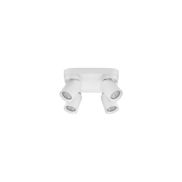 AMECYSandy White Aluminium  LED GU10 4x1