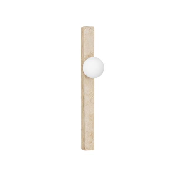 OVEENatural Travertine Opal Glass LED G9