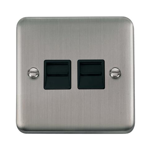 TWIN TELEPHONE OUTLE