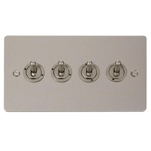 FLAT PLATE 10A 4GANG