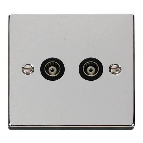 VPCHROME 2-GANG ISOL