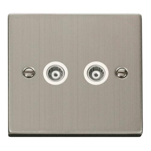 2-GANG ISOLATED COAX