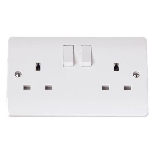 250V 2G 13A DP IB SW