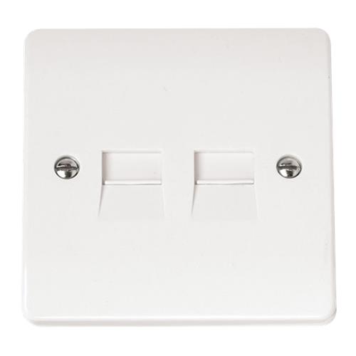 1G TWIN TEL.OUTLET M