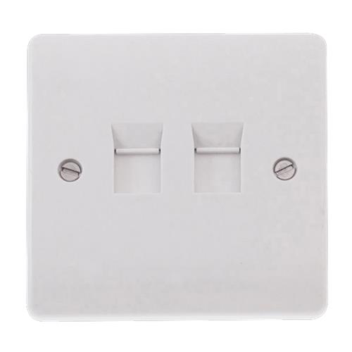 1 GANG DOUBLE CAT-5E