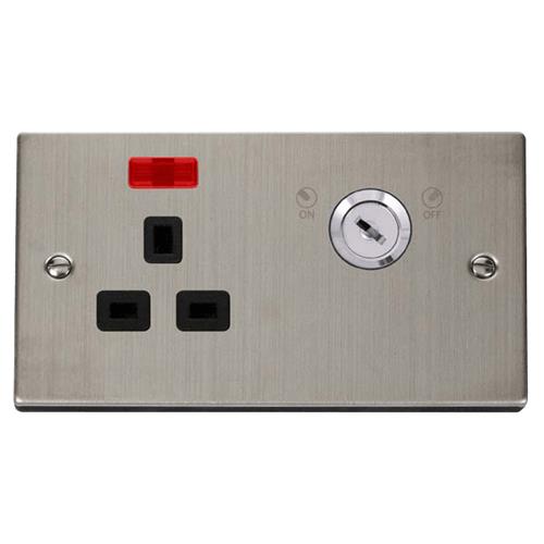 13A 1G DP LOCKABLE S