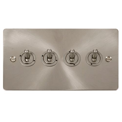 FLAT PLATE 10A 4GANG