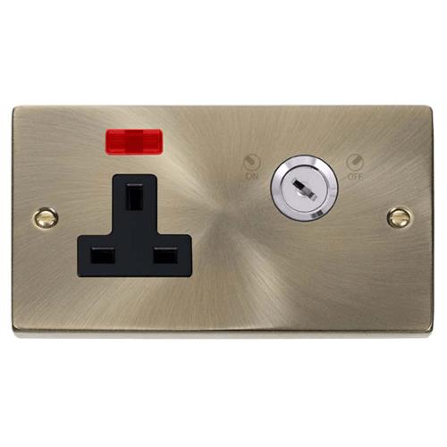 13A 1G DP LOCKABLE S