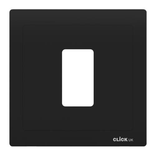 GRIDPRO 1 GANG CPC Seera PLATE BK