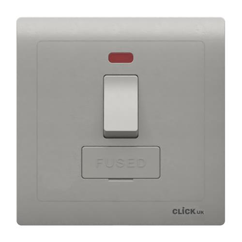 13A FUSED CONN DP SW+NEON MODE SV