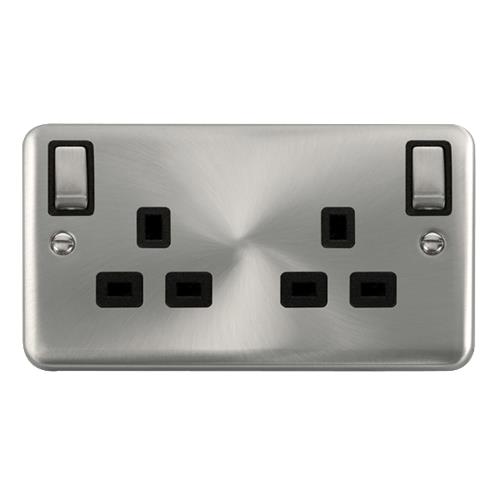 DECO+ 13A 2GANG OUTB