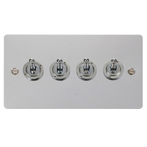 FLAT PLATE 10A 4GANG