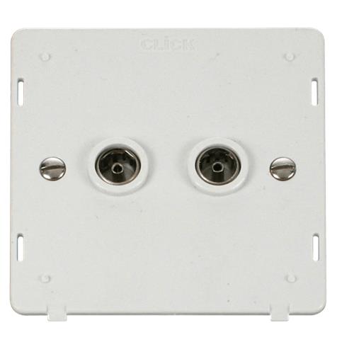 TWIN CO-AXIAL SOCKET