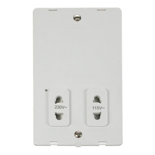 115V/230V SHAVER SKT