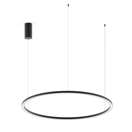 SOSPENSIONE LED HOOP NERA 60W 9000LM CCT
