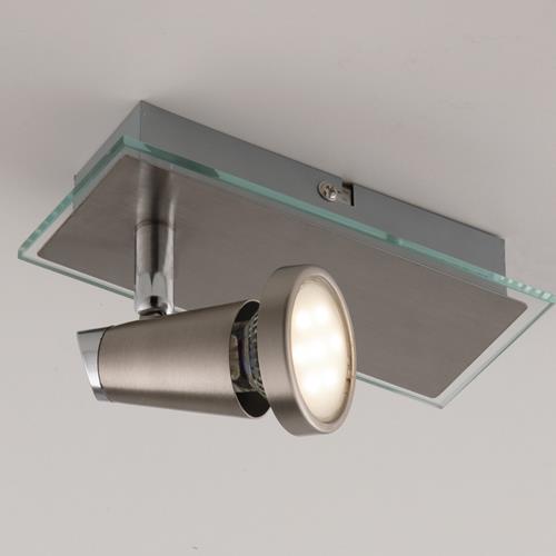 SPOT LED MIAMI ORIENTABILE NIKEL CON VET