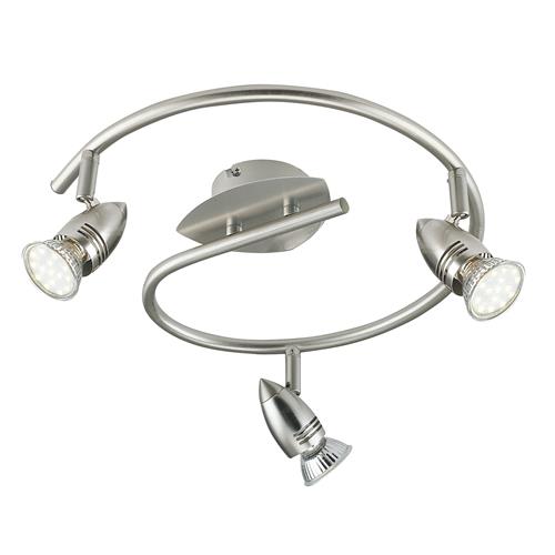 SPOT LED SUNNY NICKEL 3XGU10 LED 5W 400L