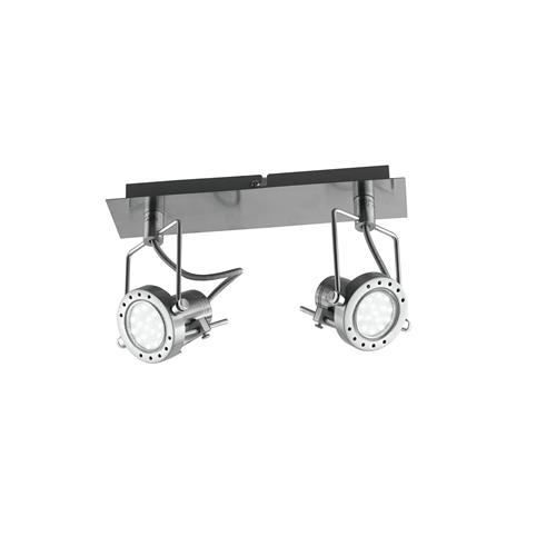 SPOT LED TECHNO NICKEL 2XGU10 LED 5W 400
