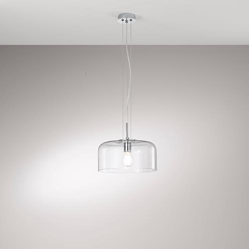 SOSPENSIONE GIBUS TRASPARENTE 1XE27 30X1