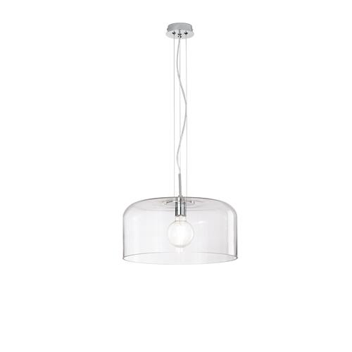 SOSPENSIONE GIBUS TRASPARENTE 1XE27 40X4